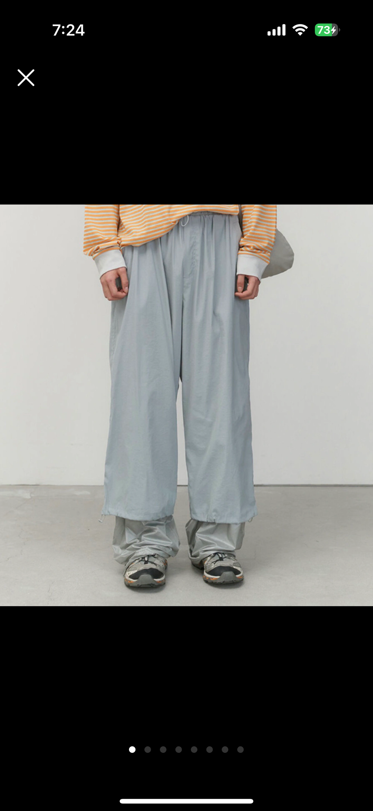 AMOMENTO | 아모멘토 Amomento Drawstring Layered Pants on